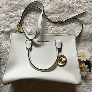 Michael Kors Pure White Handbag